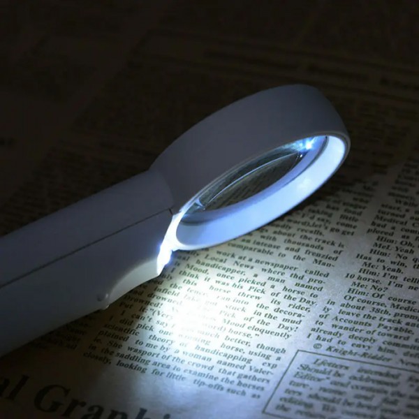 SUNSHINE μεγεθυντικός φακός χειρός MG6B-3 με φωτισμό LED, Φ50mm, 5x - SUNSHINE