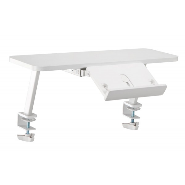 BRATECK ράφι παιδικού γραφείου E611 με βάση βιβλίου, 60x214x295mm, λευκό - BRATECK