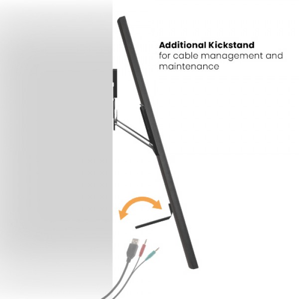 BRATECK επιτοίχια βάση τηλεόρασης LED-1944, 32-65", έως 75kg, ultra slim, fixed - BRATECK