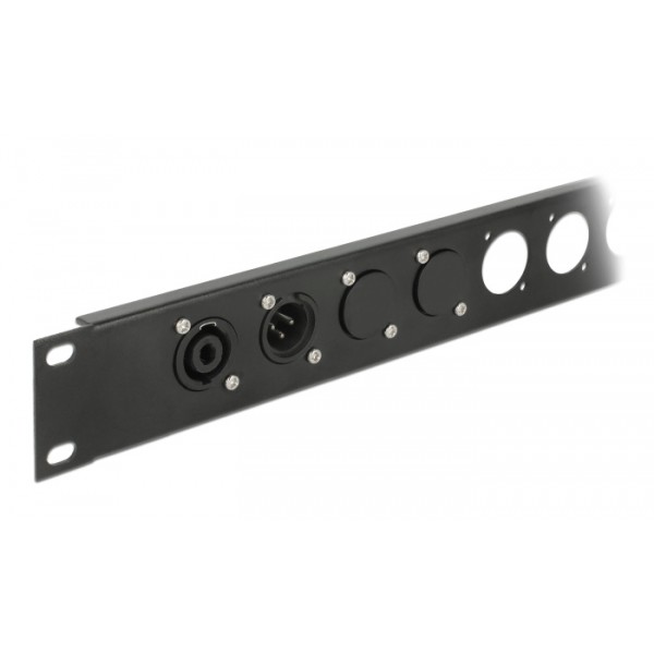 DELOCK κάλυμμα 86791 για D-Type υποδοχές, μεταλλικό, μαύρο - DeLock