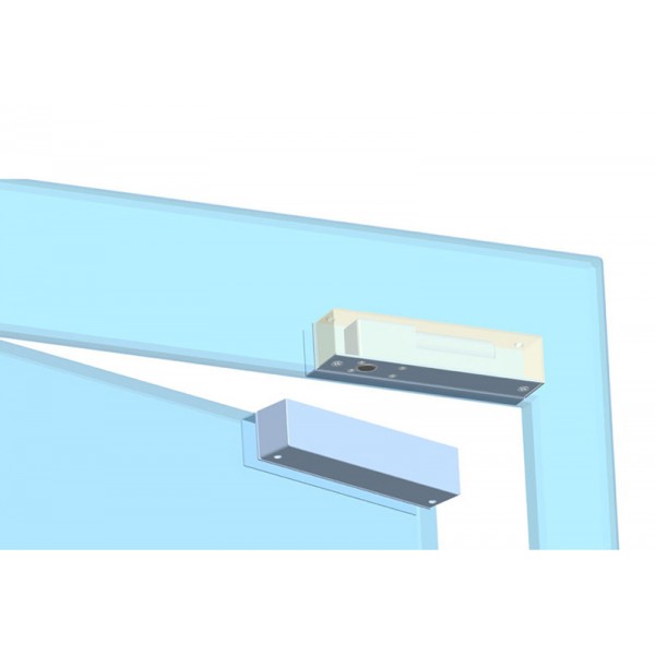 YLI ELECTRONIC βάση ηλεκτρικής κλειδαριάς BBK-700 για γυάλινη πόρτα - Παρελκόμενα