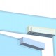 YLI ELECTRONIC βάση ηλεκτρικής κλειδαριάς BBK-700 για γυάλινη πόρτα