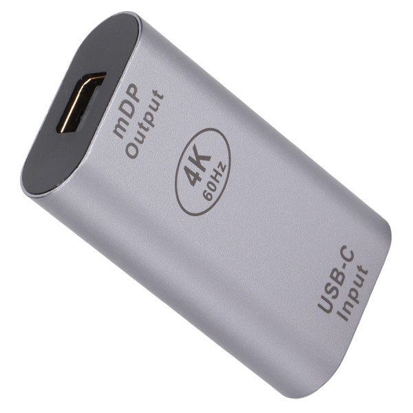POWERTECH αντάπτορας USB-C σε Mini DisplayPort PTH-098, 4K/60Hz, γκρι - Powertech
