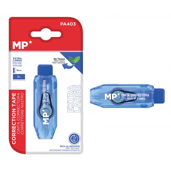 MP διορθωτική ταινία PA403, 5mm x 5m, μπλε - Αναλώσιμα - Είδη Γραφείου