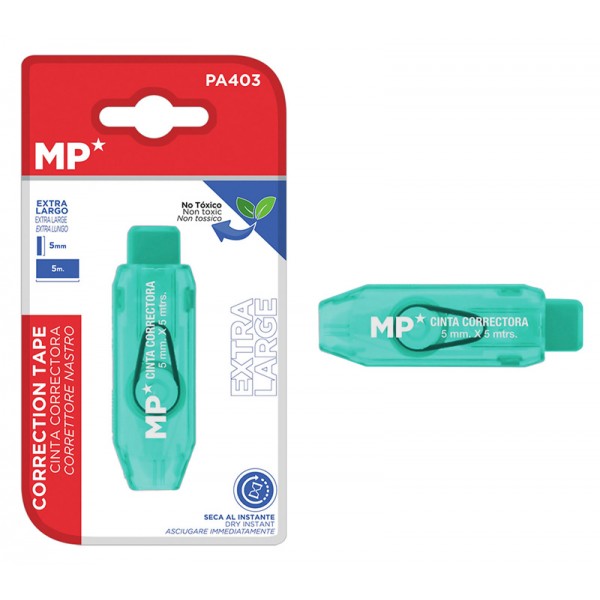 MP διορθωτική ταινία PA403, 5mm x 5m, πράσινη - Αναλώσιμα - Είδη Γραφείου