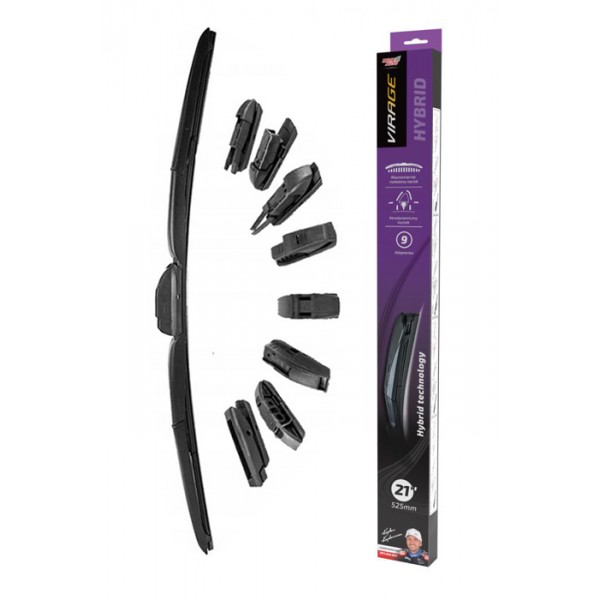 MOJE AUTO υαλοκαθαριστήρας Hybrid 92-H21, 21" (525mm), 9 αντάπτορες - MOJE AUTO