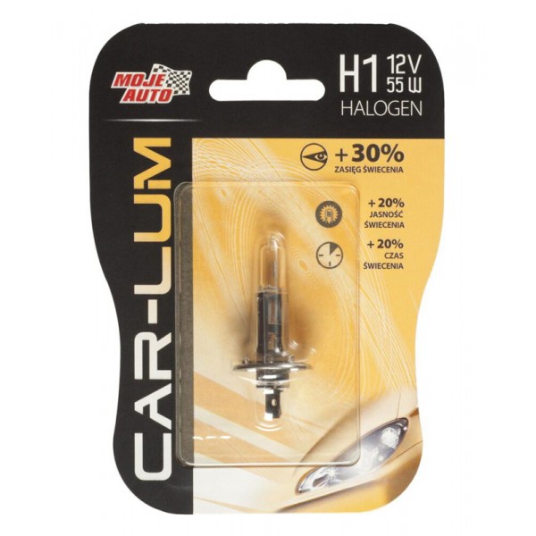 MOJE AUTO λάμπα αυτοκινήτου 91-001, H1, αλογόνου, 12V, 55W - MOJE AUTO