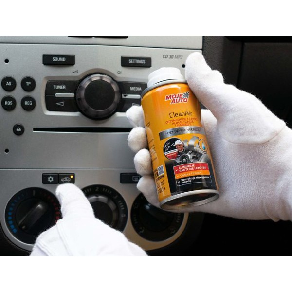 MOJE AUTO σπρέι καθαρισμού κλιματιστικού αυτοκινήτου CleanAir, 150ml - MOJE AUTO
