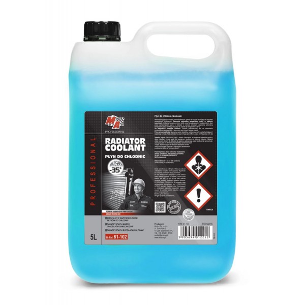 MA PROFESSIONAL αντιψυκτικό ψυγείου αυτοκινήτου 61-102, έως -35 °C, 5L - MA PROFESSIONAL