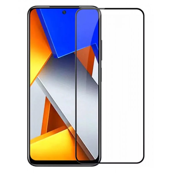 POWERTECH tempered glass 5D TGC-0608, Xiaomi Poco M4 Pro, full glue - Tempered Glass