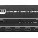 HDMI switch CAB-H149 με τηλεχειριστήριο, 4 σε 1, 8K/60Hz, μαύρο