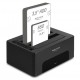 DELOCK docking station για 2.5" ή 3.5" SATA HDD/SSD 64187, 2 θέσεων, 5Gbps, clone/erase function, μαύρο