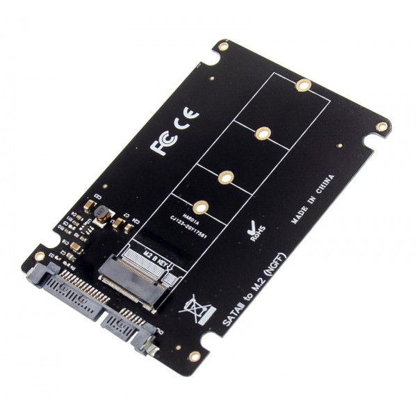 POWERTECH κάρτα επέκτασης SATA III σε M.2 B Key NGFF ST527 - Κάρτες Επέκτασης PCI κ.α