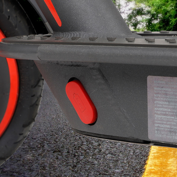 Κάλυμμα σιλικόνης θύρας φόρτισης για πατίνι Xiaomi 1S/Pro/Pro 2, κόκκινο - UNBRANDED