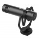 SYNCO μικρόφωνο για κάμερα SY-M1-BK, δυναμικό, 3.5mm, shock mount, μαύρο