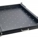 POWERTECH πτυσσόμενο ράφι για rack 19" NETW-0020, βάθος 740mm, μαύρο