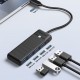 ORICO USB hub PAPW4A-C3, 4x θυρών, 5Gbps, USB-C σύνδεση, μαύρο