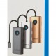 ORICO docking station PW11-6PR, 6 θυρών, USB-C σύνδεση, 100W PD 4K, γκρι
