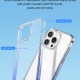 USAMS θήκη Binz για iPhone 14 Pro, μπλε & διάφανη
