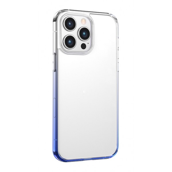 USAMS θήκη Binz για iPhone 14 Pro, μπλε & διάφανη - USAMS