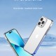 USAMS θήκη Binz για iPhone 14 Plus, μπλε & διάφανη