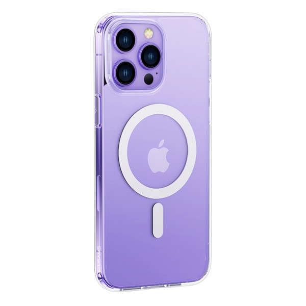 USAMS θήκη Ice Magnet για iPhone 14 Plus, με μαγνήτες, διάφανη - USAMS