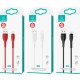 USAMS καλώδιο Lightning σε USB US-SJ371, 2A, 1m, μαύρο