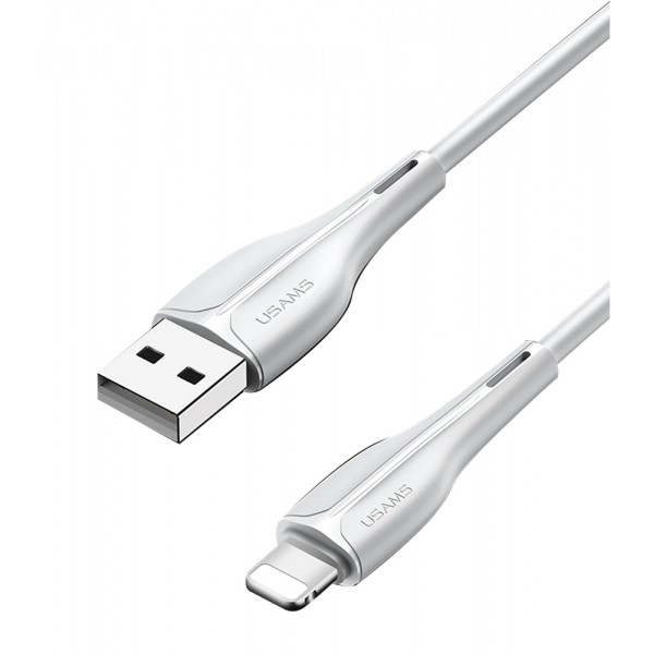 USAMS καλώδιο Lightning σε USB US-SJ371, 2A, 1m, λευκό - USAMS