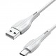 USAMS καλώδιο USB-C σε USB US-SJ372, 2A, 1m, λευκό
