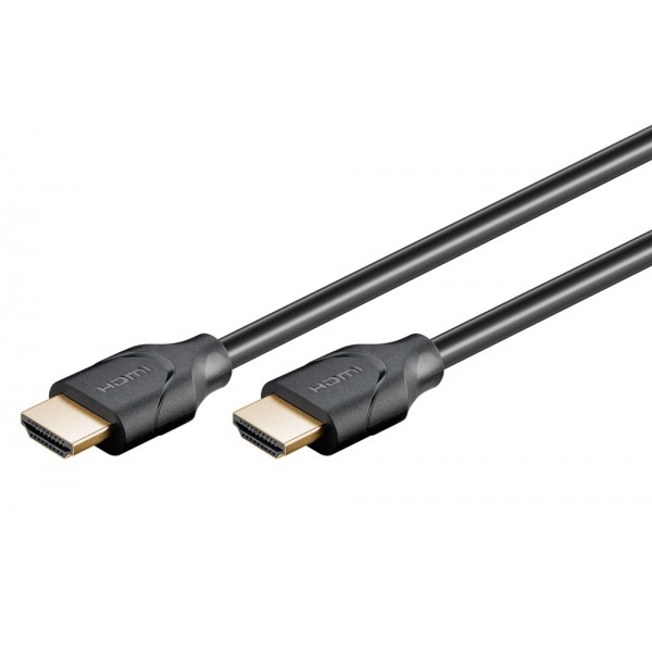 GOOBAY καλώδιο HDMI 2.1 61641, Ethernet, ARC, 8K/60Hz 48 Gbps, 3m, μαύρο - GOOBAY