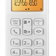 PHILIPS ασύρματο τηλέφωνο D1601T-34, με ελληνικό μενού, λευκό-πράσινο