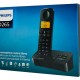 PHILIPS ασύρματο τηλέφωνο D2651B-34, με ελληνικό μενού, μαύρο