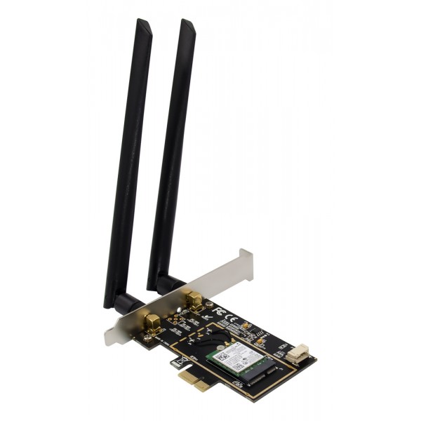 POWERTECH κάρτα επέκτασης PCIe ST718, AC7260 Dual-Band Wireless - Powertech
