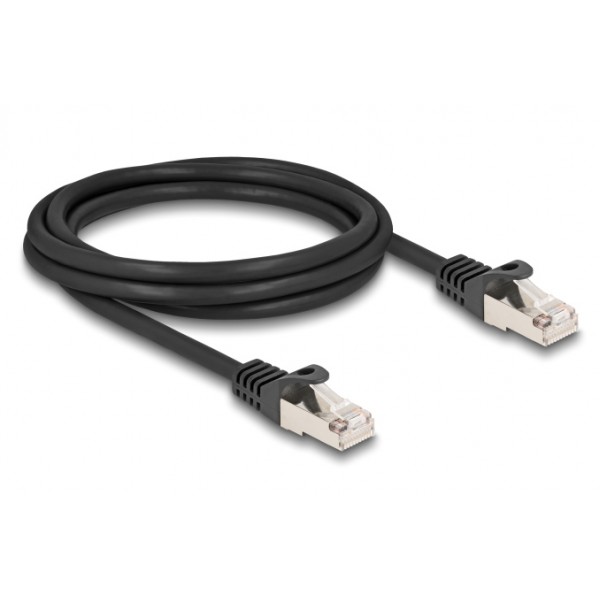 DELOCK καλώδιο RJ50 80188, S/FTP, 26 AWG, 2m, μαύρο - POS-Barcode Scanners