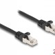 DELOCK καλώδιο RJ50 80188, S/FTP, 26 AWG, 2m, μαύρο