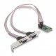 DELOCK κάρτα επέκτασης mini PCIe σε 2x RS-232 95273