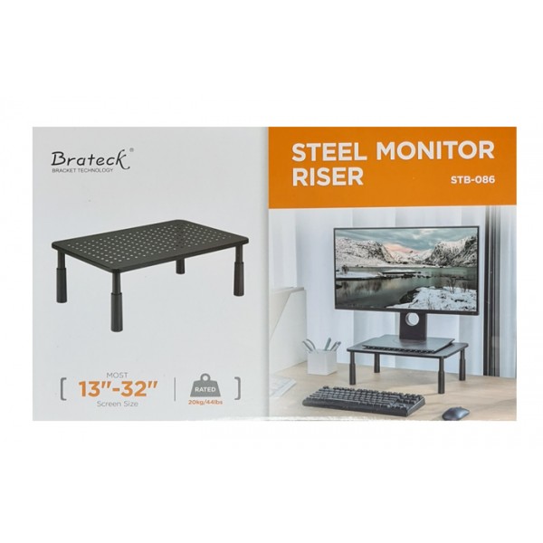 BRATECK επιτραπέζια βάση οθόνης/laptop STB-086, 13-32", έως 20kg