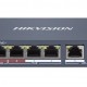 HIKVISION Managed switch DS-3E1106HP-EI, 4x PoE & 2x RJ45 ports, 100Mbps