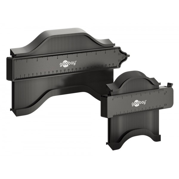 GOOBAY σετ παντογράφοι 61668, κλίμακα σε inch/cm, 130/250mm, 2τμχ - GOOBAY