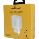 POWERTECH φορτιστής τοίχου PT-1091, USB-C, PD 20W, λευκός