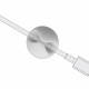 POWERTECH οργανωτές καλωδίων TIES-075, 1 θέση, Φ9mm, λευκό, 10τμχ