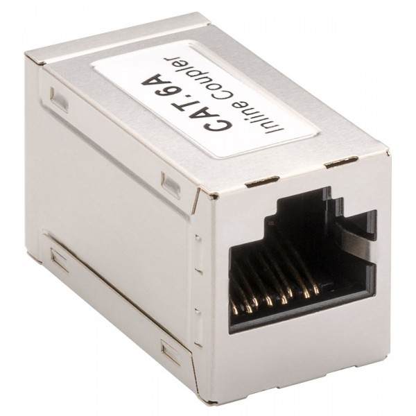 POWERTECH σύνδεσμος RJ45 Cat 6A CAB-N324, 500MHz, PoE+, ασημί - Powertech