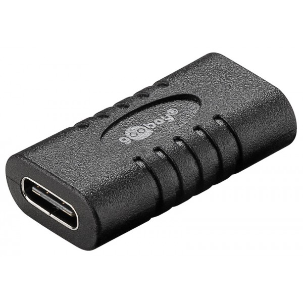 GOOBAY αντάπτορας USB-C 45401, θηλυκό σε θηλυκό, 5Gbit/s, 60W, μαύρος - GOOBAY