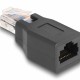 POWERTECH αντάπτορας RJ45/RJ48/RJ50 CAB-N325, 10P/10C pin out 1:1, μαύρο