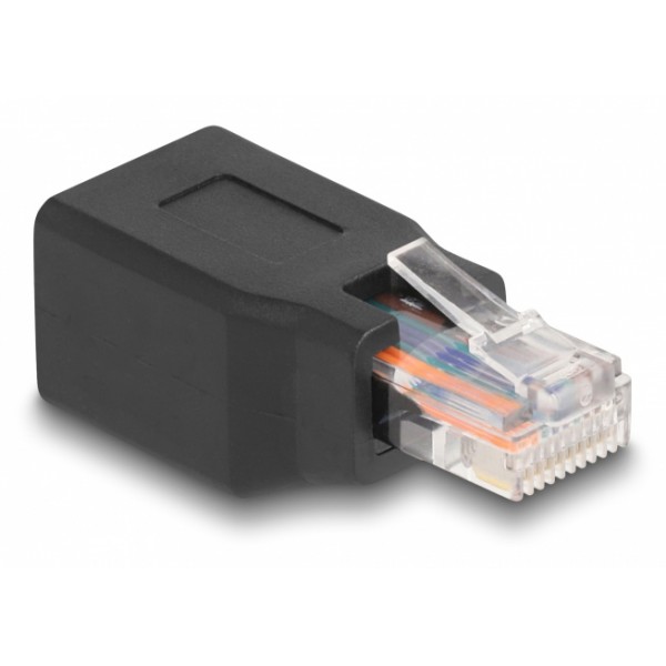 POWERTECH αντάπτορας RJ45/RJ48/RJ50 CAB-N325, 10P/10C pin out 1:1, μαύρο - Διάφορα Δικτύου
