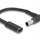 POWERTECH καλώδιο τροφοδοσίας CAB-UC065, USB-C σε Sony 6.0x4.3mm, μαύρο