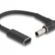 POWERTECH καλώδιο τροφοδοσίας CAB-UC066, USB-C σε Samsung 5.5x3mm, μαύρο