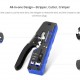 Πρέσα ακροδεκτών TOOL-0093 για καλώδια δικτύου RJ12/6P & RJ45/8P