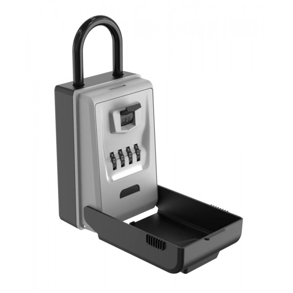 C-TECH κλειδοθήκη με λαιμό CTL-0024, συνδυασμού 4 ψηφίων, LED, 7x8x13cm, 755gr - C-TECH