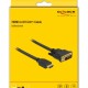 DELOCK καλώδιο HDMI σε DVI 85653, 2K/60Hz, 7.92 Gbps, 1.5m, μαύρο